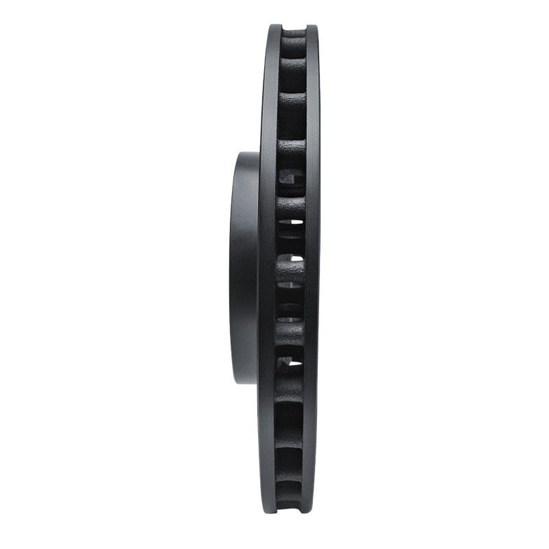 Chevrolet Corvette Brake Rotor (1) - Front Left - R1 Concepts - Drilled & Slotted - Black - `14-`19